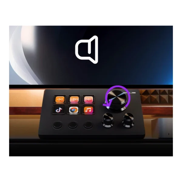 Primus Gaming IMPERIUM6T — Controlador de Streaming y Macros | 6 teclas LCD | 3 botones | 3 perillas - Imagen 5