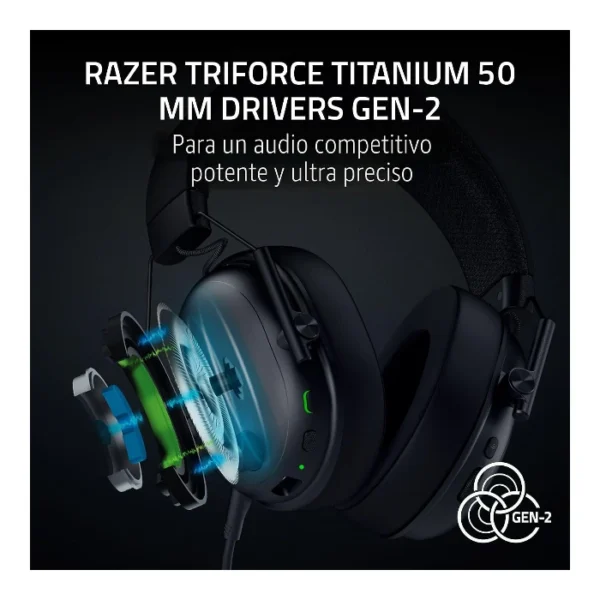 Razer BlackShark V3 — Auricular inalámbrico | Bluetooth | HyperSpeed - Negro - Imagen 4
