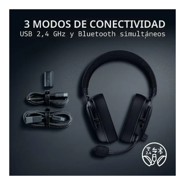 Razer BlackShark V3 — Auricular inalámbrico | Bluetooth | HyperSpeed - Negro - Imagen 3