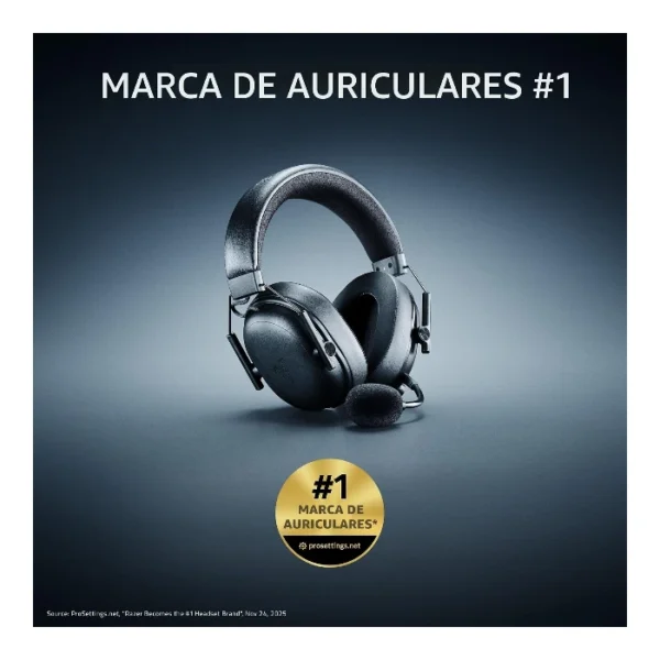 Razer BlackShark V3 — Auricular inalámbrico | Bluetooth | HyperSpeed - Negro - Imagen 2