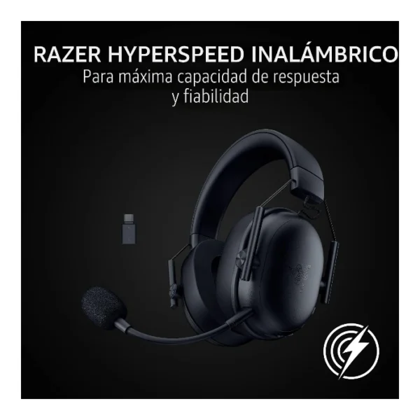 Razer BlackShark V3 X HyperSpeed — Auricular inalámbrico, Bluetooth, Multiplataforma - Negro - Imagen 4