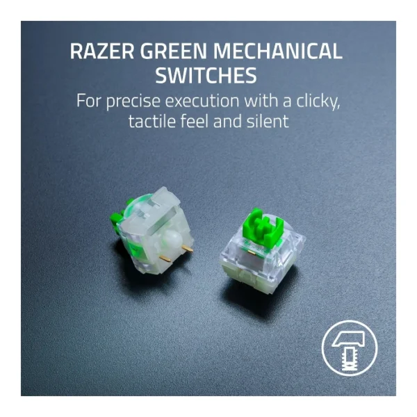 Razer BlackWidow V4 X Pokemon Edition — Teclado mecánico, 6 Macro Keys, cableado – Amarillo - Imagen 7