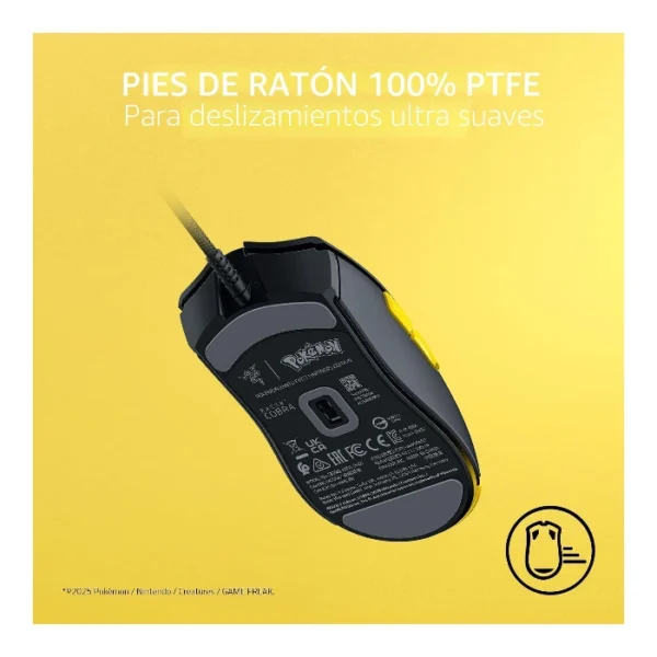 Razer Cobra Pokemon Edition — Mouse alámbrico, 8500 DPI, Chroma RGB - Amarillo - Imagen 5