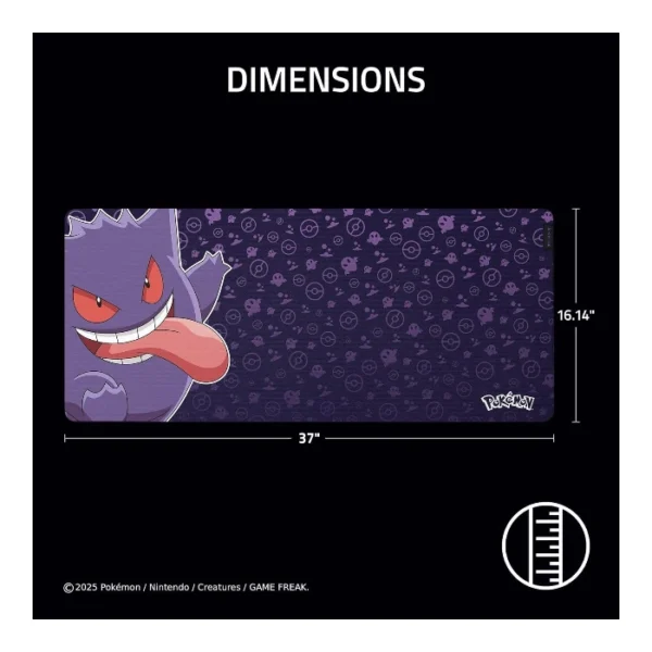 Razer Gigantus V2 XXL Gengar Edition — Mousepad 94 x 41 cm, Morado - Imagen 3