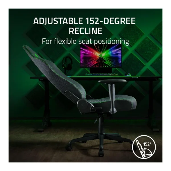 Razer Iskur V2 X —  Silla Gamer | Soporta hasta 136 kg | Negra | No se entrega armada - Imagen 6