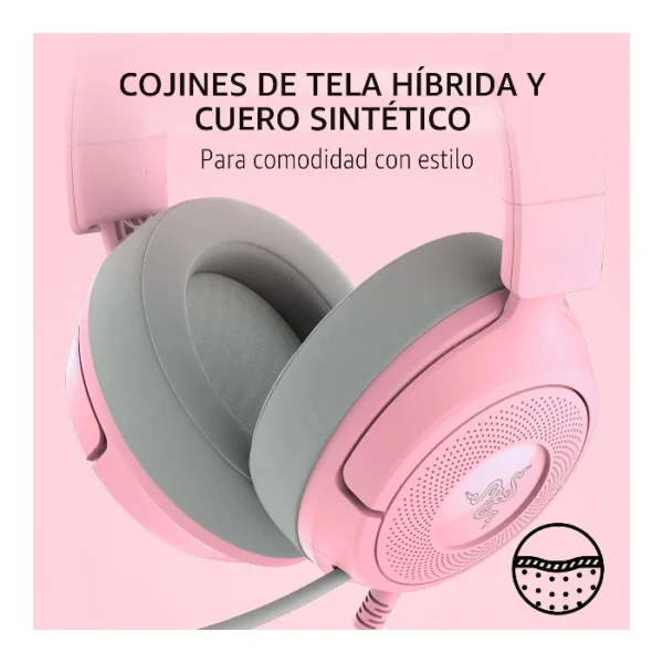 Razer Kraken Kitty V3 X — Auricular alámbrico | 3.5mm | multiplataforma - Rosa - Imagen 5