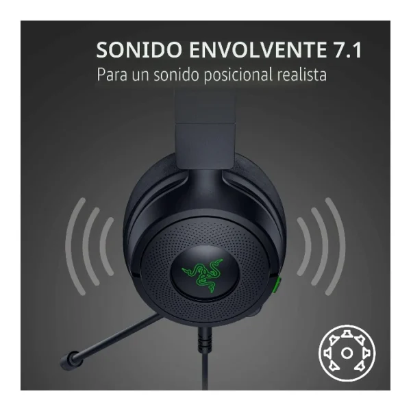 Razer Kraken Kitty V3 X — Auricular alámbrico | 3.5mm | multiplataforma - Negro - Imagen 4