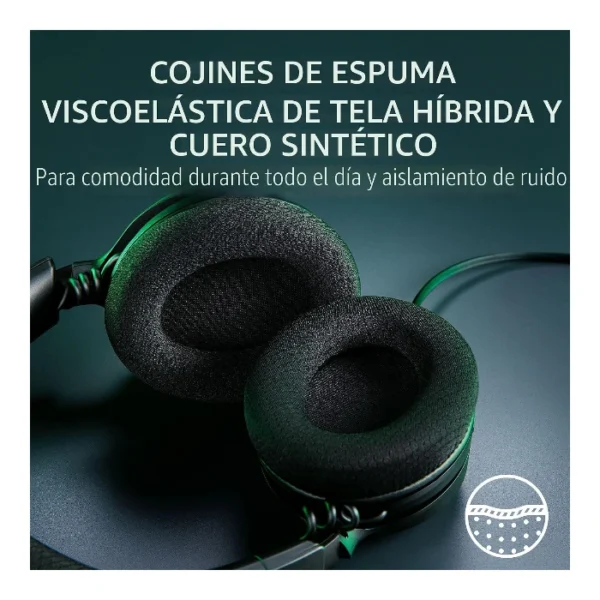 Razer Kraken V4 X — Audífonos alámbricos | multiplataforma | Chroma RGB - Negro - Imagen 5