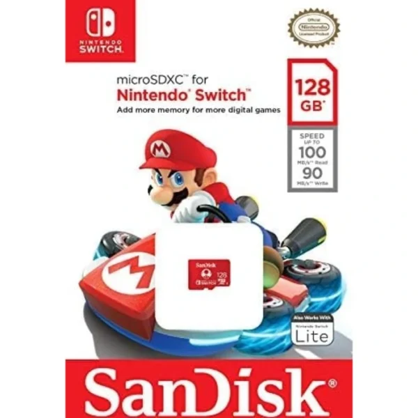 SanDisk 128GB microSDXC Card Nintendo Switch — Con licencia de Nintendo® - Imagen 4