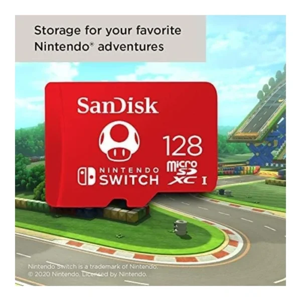 SanDisk 128GB microSDXC Card Nintendo Switch — Con licencia de Nintendo® - Imagen 2