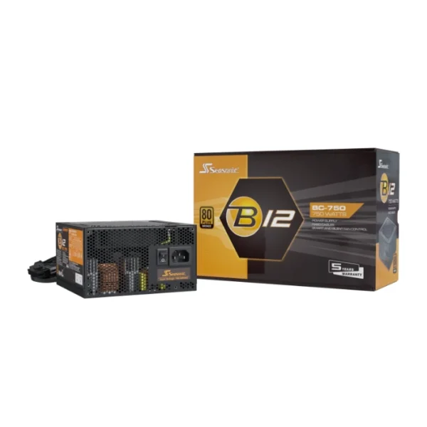 Seasonic B12 BC-750 750W Bronze — Fuente de Poder ATX, No modular | B12BC-750 - Imagen 2