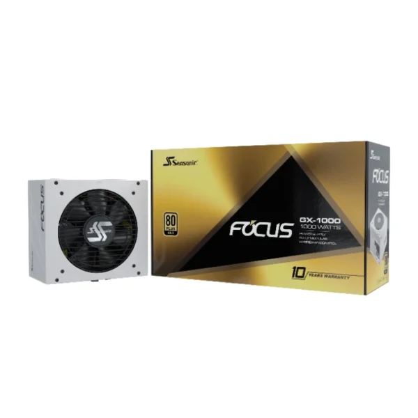 Seasonic FOCUS GX-850 White Edition Gold — Fuente de Poder ATX, Full modular | WHITE SSR-850FX - Imagen 2