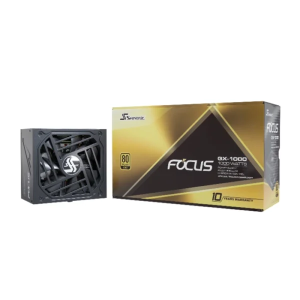 Seasonic FOCUS V3 GX-1000 PCIE5 1000W Gold — Fuente de Poder ATX, Full modular | SSR-1000FX3 - Imagen 2