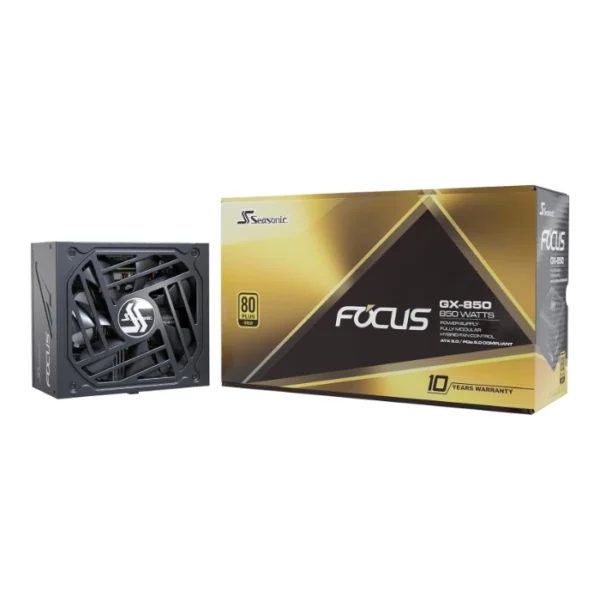 Seasonic FOCUS V3 GX-850 PCIE5 850W Gold — Fuente de Poder ATX, Full modular | SSR-850FX3 - Imagen 2