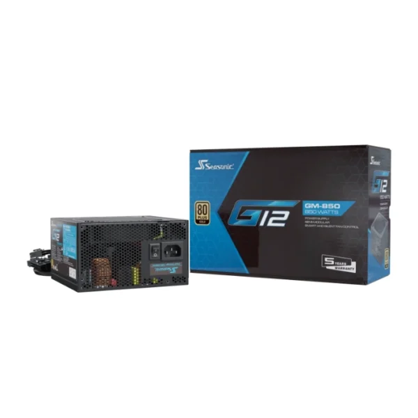 Seasonic G12 GM-850 850W Gold — Fuente de Poder ATX, Semi-Modular | G12GM-850 - Imagen 2