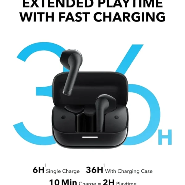 Soundcore K20i — auriculares Inalámbricos Bluetooth Semi In-Ear - Negro - Imagen 3