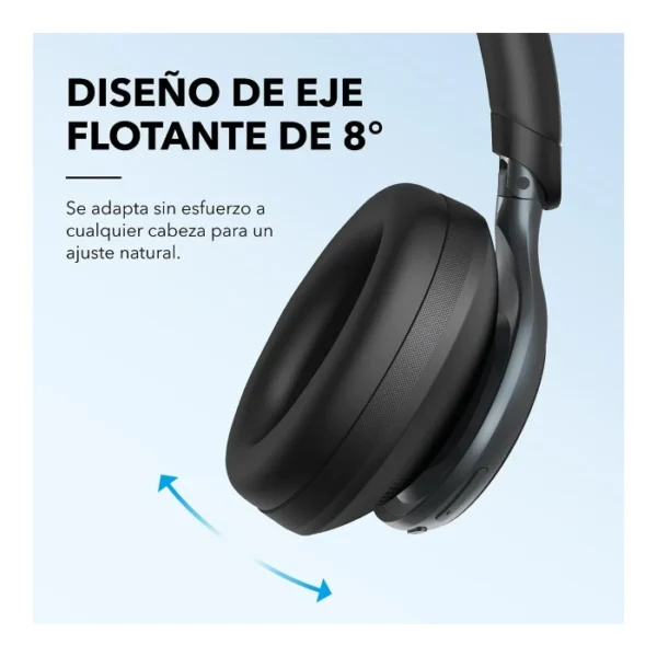 Soundcore Space One — Audífonos inalámbricos, Bluetooth 5.3, cancelación activa de ruido - Negro - Imagen 6