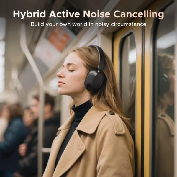 UGREEN HiTune Max5c — Auricular inalámbrico, bluetooth 5.4, USB-C, blanco | HP203, 35758 - Imagen 11