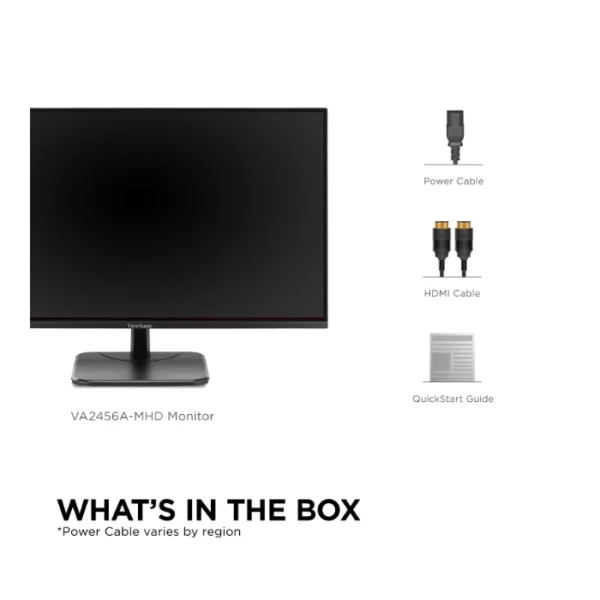 Viewsonic VA2456-MHD Monitor 24" FHD IPS 120Hz, Adaptive Sync, HDMI/DisplayPort/VGA, altavoces integrados - Imagen 7