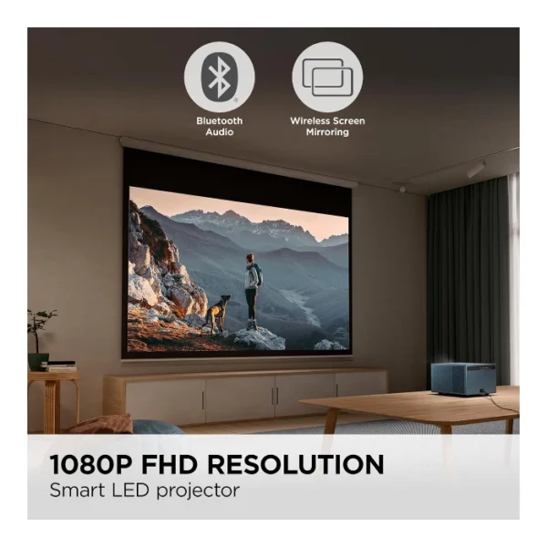 ViewSonic LX60HD — Proyector LED inteligente portátil, resolución nativa Full HD 1080p - Imagen 3