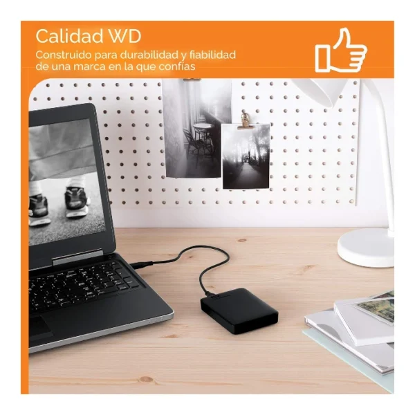 WD Elements 2TB — Disco duro externo portátil para Windows, USB 3.2 Gen 1/USB 3.0 para PC y Mac - Imagen 6