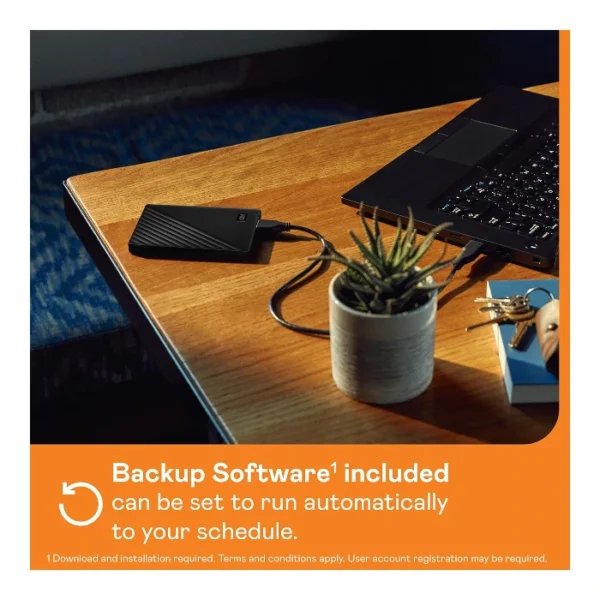 WD My Passport 4TB — Disco duro externo portátil, software de respaldo con defensa contra ransomware y protección con contraseña, compatible con USB 3.1/USB 3.0, Negro - Imagen 6