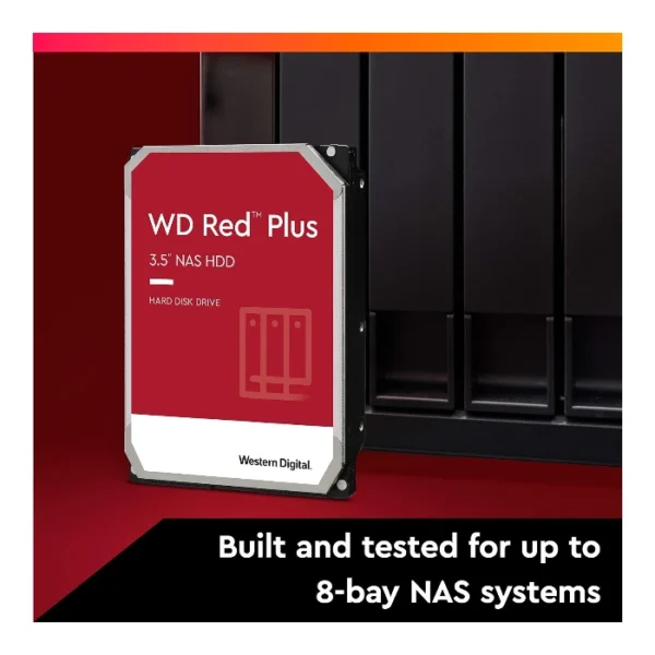 WD Red Plus NAS 2TB — Disco Duro interno | 3.5″ | SATA | 64 MB | 5400 RPM | CMR - Imagen 4