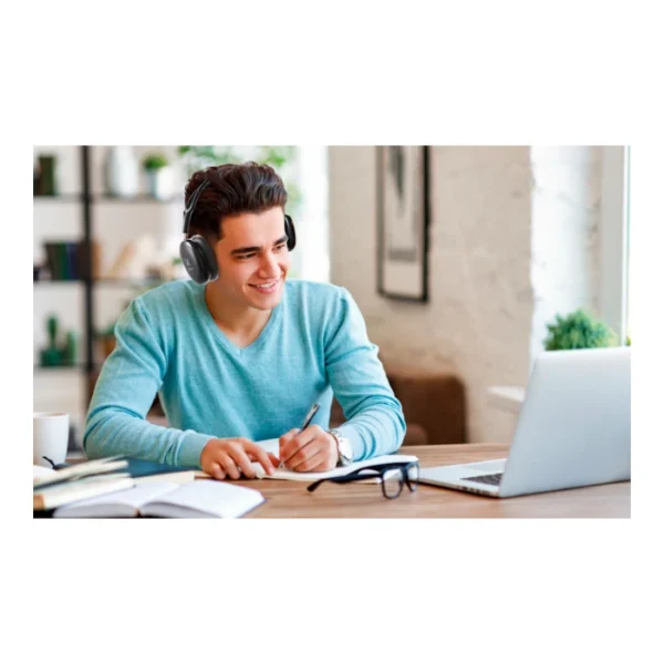 Xtech Aurax — Audífonos inalámbricos, Bluetooth, estéreo, con micrófono, negro - Imagen 4