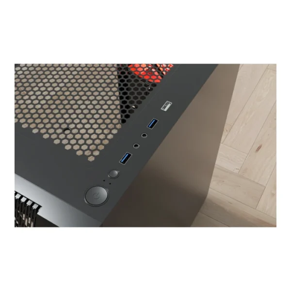 Xtech Deimos — Caja ATX, 1 fan, ventana acrílico - Negro - Imagen 4