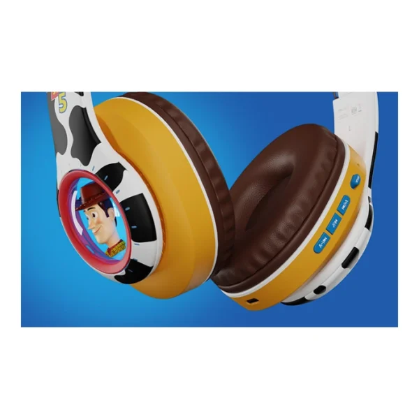 Xtech Headset Toy Story Woody 3D — Audífonos estéreo inalámbricos, Bluetooth, con micrófono incorporado - Imagen 5