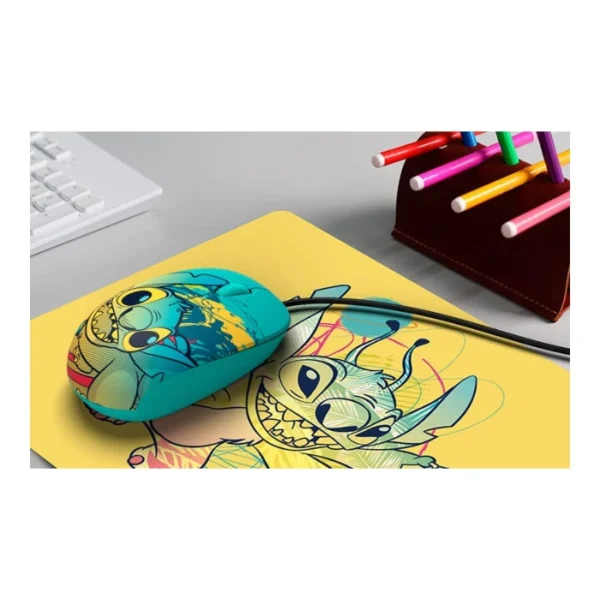 Xtech Mouse Pad Stitch Yellow — Mousepad 22 x 18 cm | amarillo - Imagen 3