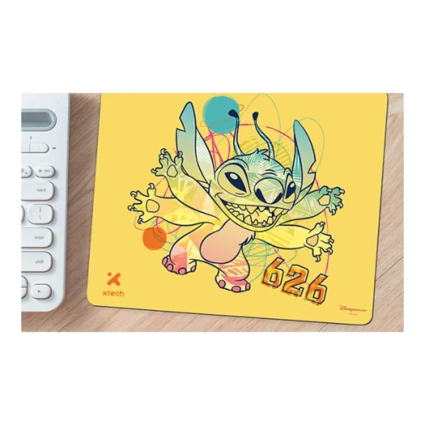 Xtech Mouse Pad Stitch Yellow — Mousepad 22 x 18 cm | amarillo - Imagen 5