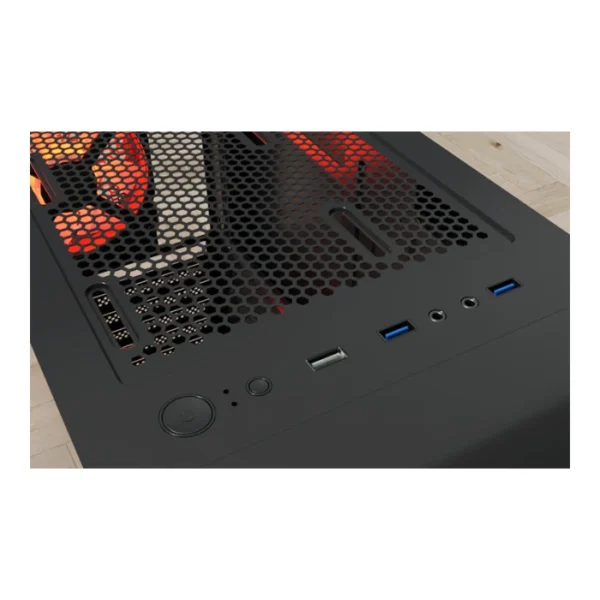 Xtech Phobos — Caja ATX, 1 fan, vidrio templado - Negro - Imagen 2