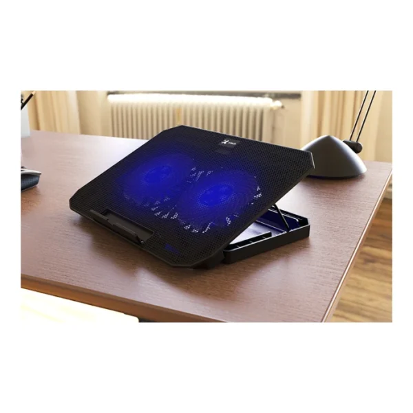 Xtech XTA-156 — Base de enfriamiento | Alimentación por USB | Altura ajustable | Para laptops de hasta 15,6" - Imagen 3